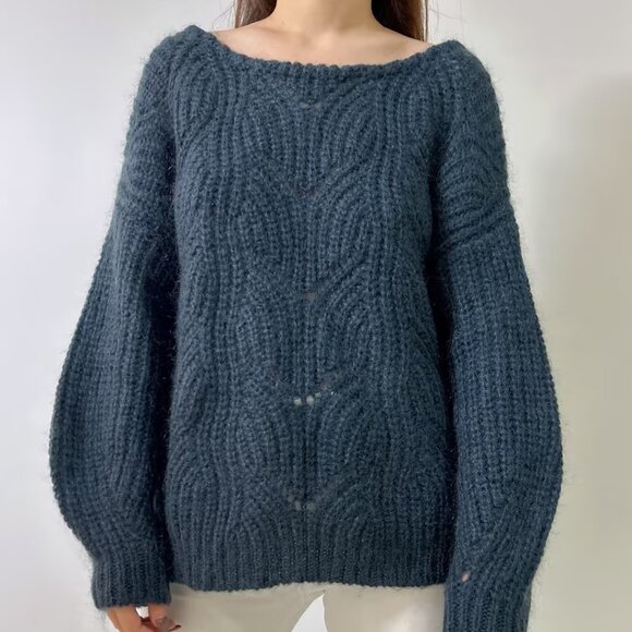 Simone Mohair Jumper from Sezane - Green in XL - Picture 5 of 5